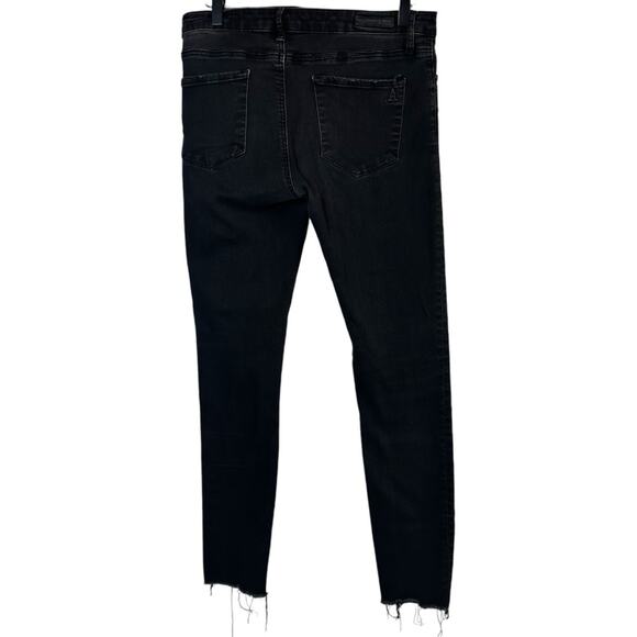 ARTICLES OF SOCIETY BLACK DISTRESSED WOMEN SKINNY JEANS SIZE 30 PANTS - Picture 2 of 6